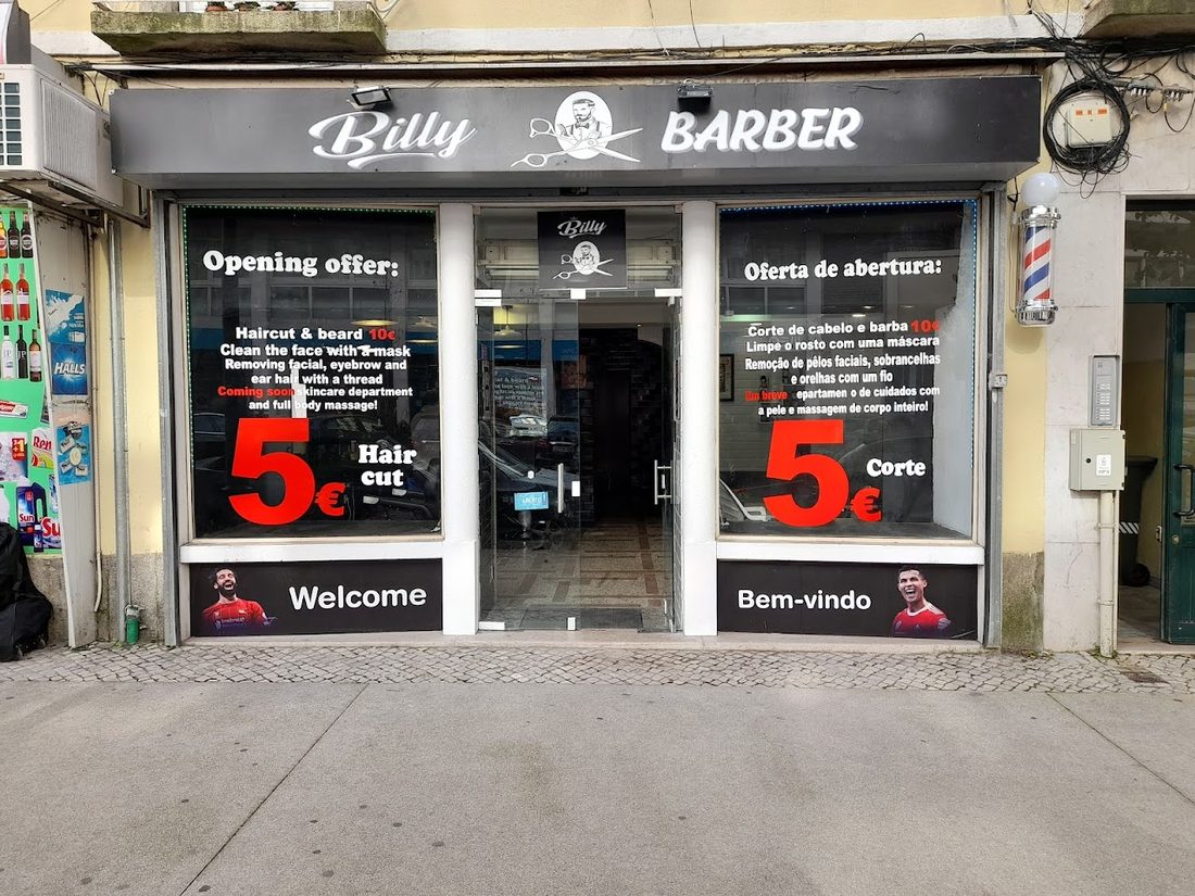 Fachada da Billy Barber